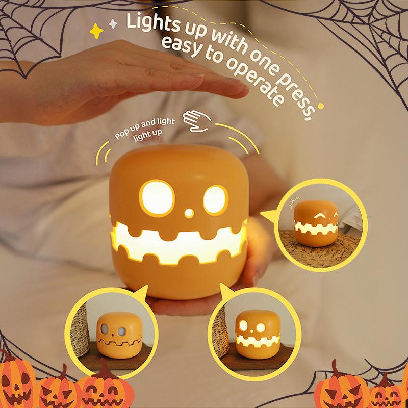 Pumpkin Lamp Bedside Halloween Funny Decoration Ambience Light For Bedrooms Living Room Decoration Kids Birthday Gift Halloween Decorations.