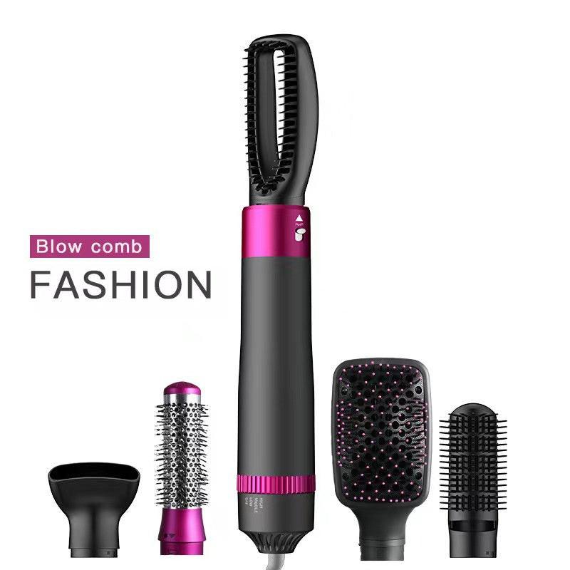 Professional 5 In 1 Hair Dryer Brush Dryer And Straightening Brush Electric Hair Styling Tool Automatic Hair Curler Beauty Supplies Gadgets.