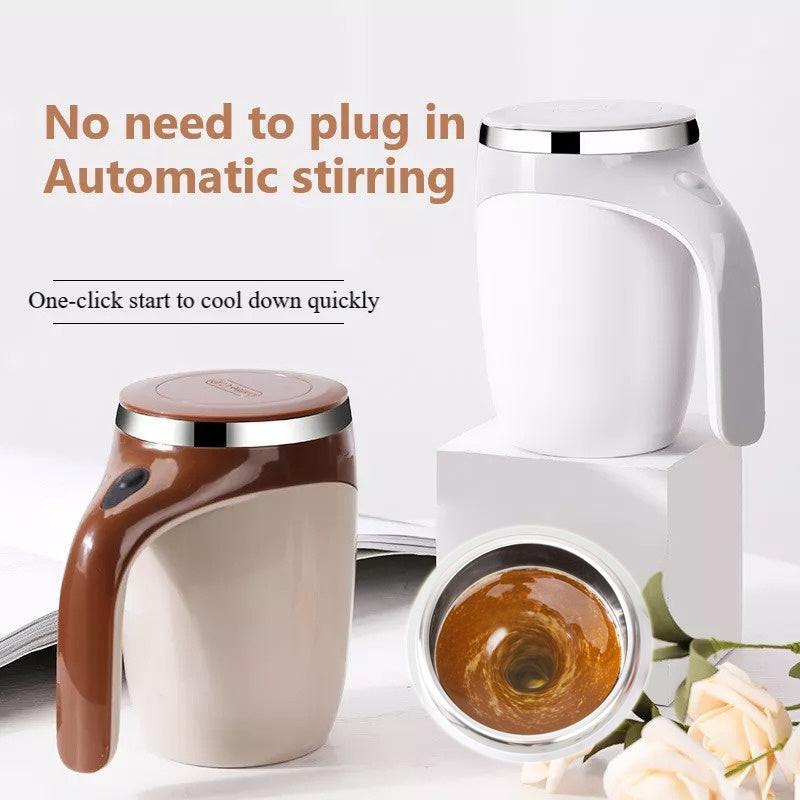 Rechargeable Model Automatic Stirring Cup Coffee Cup High Value Electric Stirring Cup Lazy Milkshake Rotating Magnetic Water Cup.