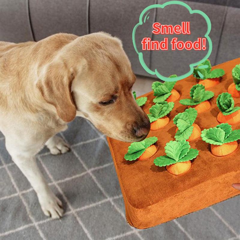 Pet Dog Toys Carrot Plush Toy Vegetable Chew Toy For Dogs Snuffle Mat For Dogs Cats Durable Chew Puppy Toy Dogs Accessories.