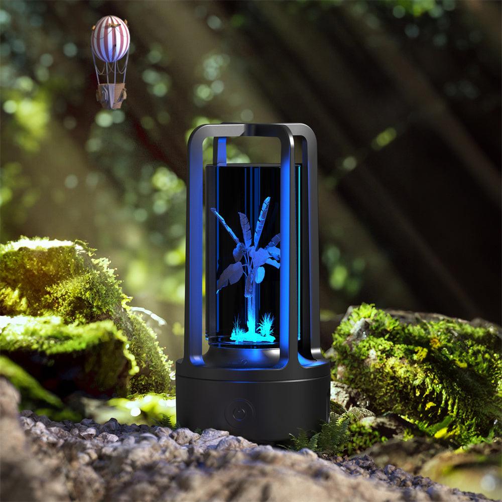 Creative 2 In 1 Audio Acrylic Crystal Lamp And Bluetooth Speaker Valentine's Day Gift Touch Night Lamp.