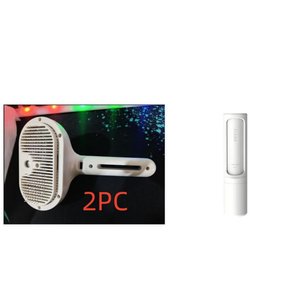 Pet Comb Self Cleaning Pets Hair Remover Brush For Dogs Grooming Tools Dematting Comb Built-in Mist Humidifier Pet Products.