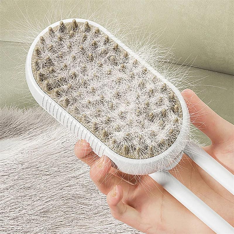 Cat Steam Brush Steamy Dog Brush 3 In 1 Electric Spray Cat Hair Brushes For Massage Pet Grooming Comb Hair Removal Combs Pet Products.