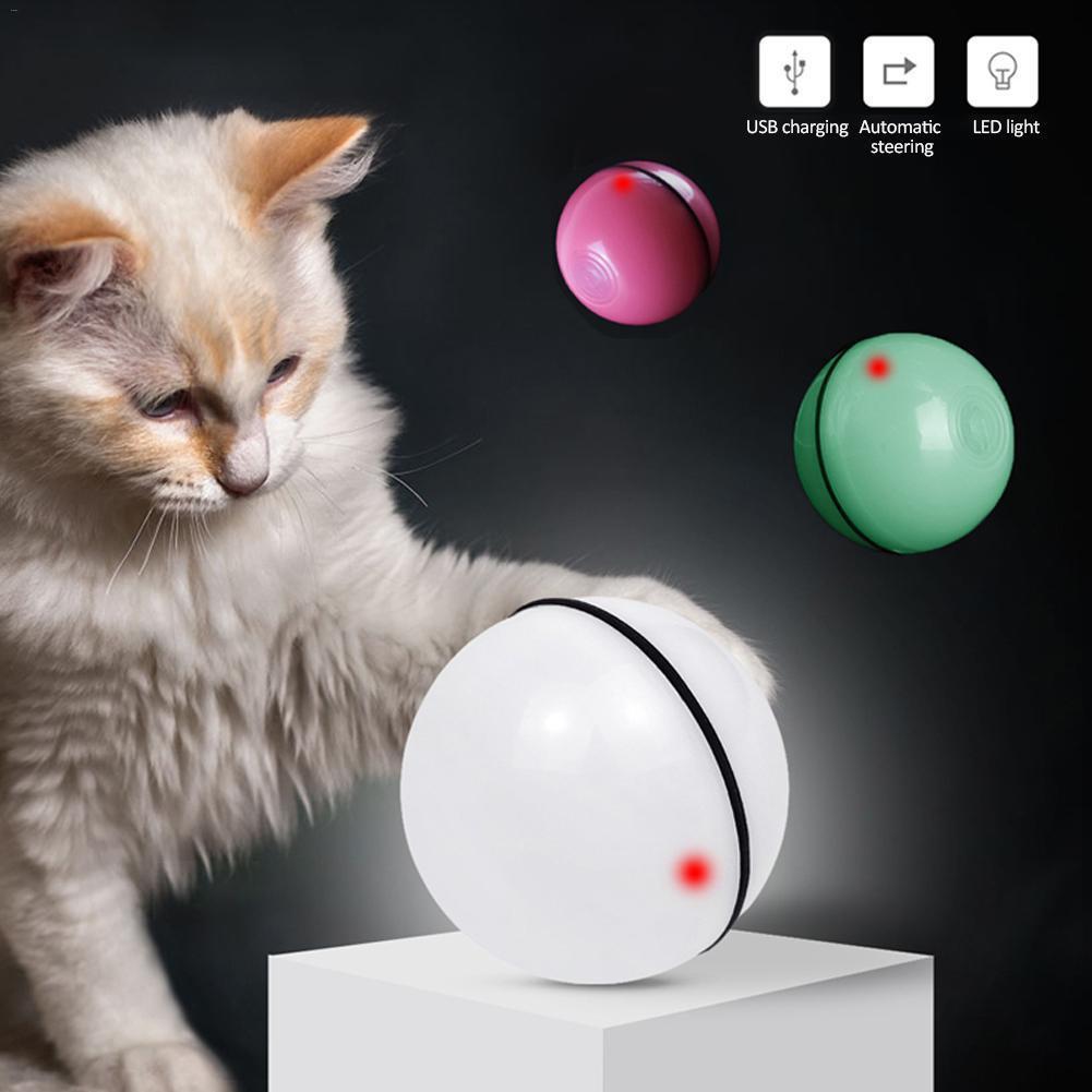 LED Laser Electronic Rolling Pet Funny Cat Toy Ball.