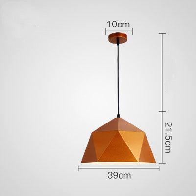 Colorful Geometric Creative Small Hanging Lamps.