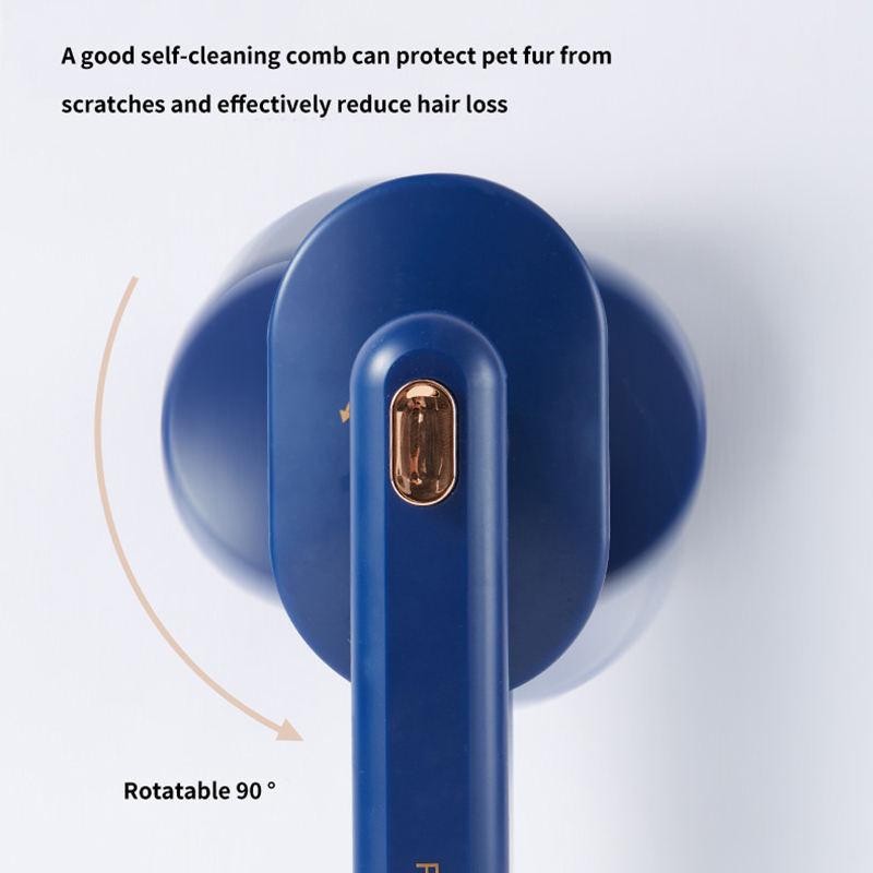 Pet Comb Cat Dog To Remove Floating Hair Pet Hair Brush Hair Removal Artifact Pet Grooming Brush Supplies Self Cleaning Comb Pet Products.