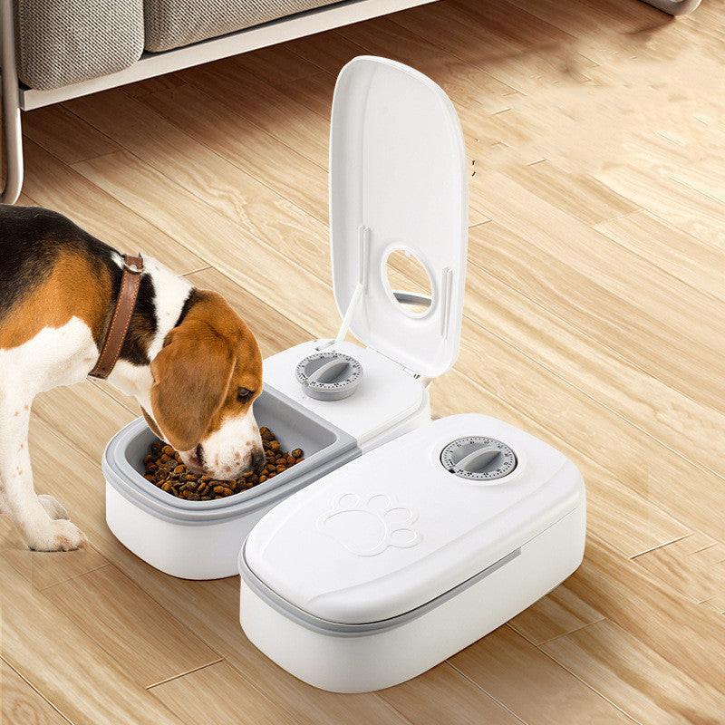 Automatic Pet Feeder Smart Food Dispenser For Cats Dogs Timer Stainless Steel Bowl Auto Dog Cat Pet Feeding Pets Supplies.