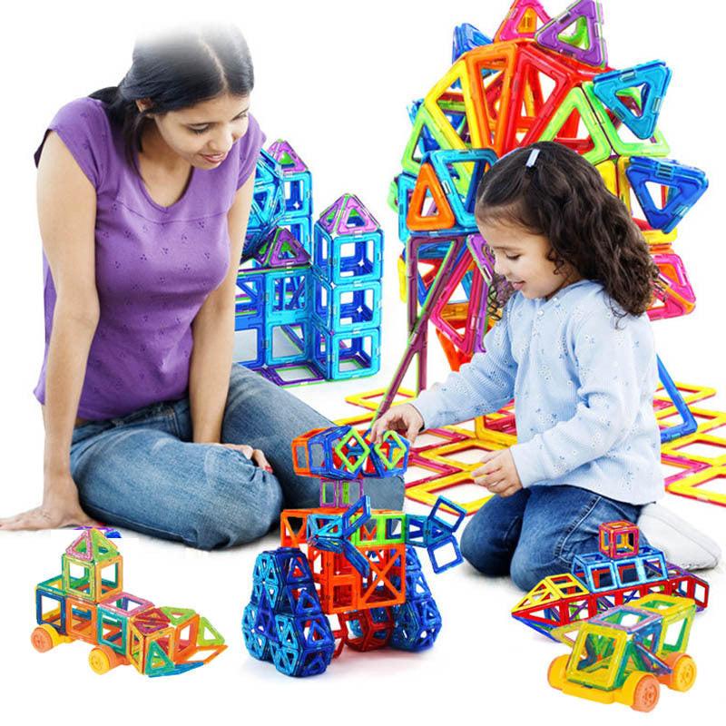 Magnetic Building Blocks DIY Magnets Toys For Kids Designer Construction Set Gifts For Children Toys.